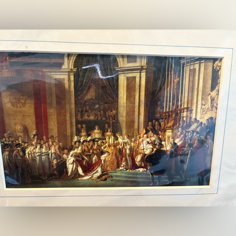 Classic Historical Ceremony Canvas Art Print - Le Sacre de Napoleon